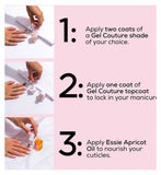 Essie Gel Couture 468 Inside Scoop Sheer Rose Pink Colour, Longlasting High Shine Nail Polish 13.5ml