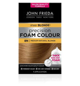 John Frieda Precision Foam Colour 8N Medium Natural Blonde 130ml