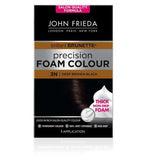 John Frieda Precision Foam Colour 3N Deep Brown Black 130ml