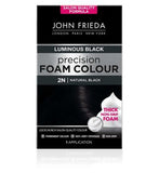 John Frieda Precision Foam Colour 2N Luminous Natural Black 130ml
