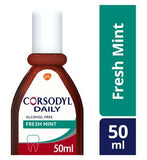 Corsodyl Daily Gum Care Mouthwash Alcohol Free Fresh Mint 50ml