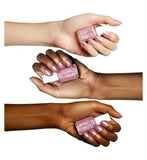 essie 514 Birthday Girl Gold Pink Glitter Nail Polish