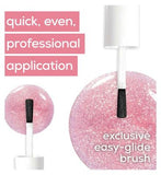 essie 514 Birthday Girl Gold Pink Glitter Nail Polish