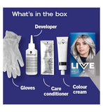 Schwarzkopf LIVE Metallic Silver U71 Permanent Hair Dye