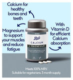 Boots Calcium + Magnesium 180 Tablets (3 month supply)