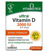 Vitabiotics Ultra Vitamin D 2000 IU Extra Strength 96 Tablets