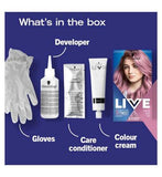 Schwarzkopf LIVE Lightener + Twist Mauve Kiss 105 Permanent Hair Dye