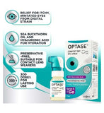 Optase Comfort Dry Eye Spray - for Dry, Tired, Irritated and Strained Eyes and Eyelids - 300 Sprays - 17ml