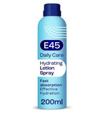 E45 Daily Hydrating Lotion Spray Moisturiser to Repair and Moisturise Dry and Sensitive Skin - 200ml