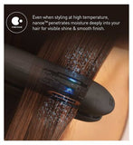 Panasonic Improve Shine and Temperature Control Hair Straightner. EH-HS99 Nanoe™ Technology, Single Stroke, (Black/Rose Gold)