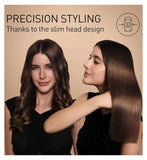 Panasonic Improve Shine and Temperature Control Hair Straightner. EH-HS99 Nanoe™ Technology, Single Stroke, (Black/Rose Gold)