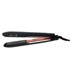 Panasonic Improve Shine and Temperature Control Hair Straightner. EH-HS99 Nanoe™ Technology, Single Stroke, (Black/Rose Gold)