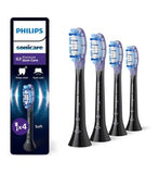 Philips Sonicare Premium Gum Care BrushSync Enabled Replacement Toothbrush Brush Heads (Black) 4pk HX9054/33