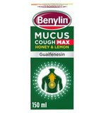 Benylin Mucus Cough Max Syrup - Honey & Lemon - 150ml