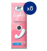 Staydry Lights Long Liners for Light Incontinence 8 Pack Bundle – 160 Liners