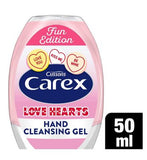 Carex Fun Editions Love Hearts Antibacterial Hand Sanitiser Gel 50ml
