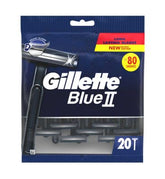 Gillette Blue II Disposable Razors x20