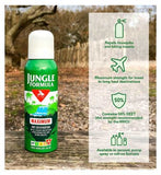 Jungle Formula Maximum Aerosol Insect Repellent 125ml - Up To 8.5 hours Protection Against Mosquitoes, Ticks & Biting Insects