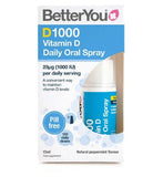 BetterYou Vitamin D 1000iu Daily Oral Spray 15ml