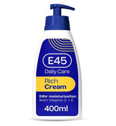 E45 Rich 24h Moisturiser Cream for Very Dry Skin 400ml