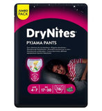 Huggies DryNites Girls Pyjama Pants, 16 Pants, 4-7 years 17-30kgs