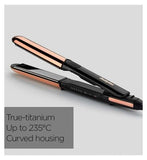 BaByliss Straight and Curl Brilliance Rose Gold Straightener