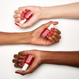 Essie Nail Polish 635 Lets Party Shimmery Pink Red Colour, Original High Shine and High Coverage Nail Polish 13.5ml