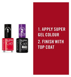 Rimmel London Super Gel Nail Polish Plum Pudding