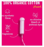 Flo Organic Eco-applicator Tampons Regular & Super 14pk