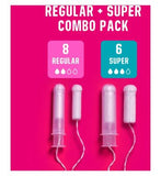 Flo Organic Eco-applicator Tampons Regular & Super 14pk