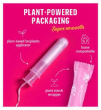 Flo Organic Eco-applicator Tampons Regular & Super 14pk