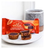 Deliciously Ella salted almond caramel cups 36g