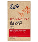 Boots Red Vine Leaf Leg Vein Support 60 Tablets