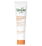 Simple Triple Protect Moisturiser SPF 30 Protect 'N' Glow 40ml