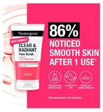 NEUTROGENA® Clear & Radiant Face Scrub Daily Exfoliator with Vitamin C (1x 150ml)