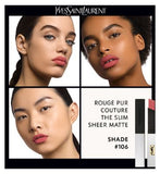 YSL Rouge Pur Couture The Slim Sheer Matte Lipstick