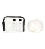 Boots Travel Set with Clear Cosmetic Bag