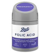 Boots Folic Acid 400ug 60 Tablets (2 month supply)