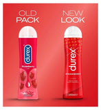Durex Strawberry Water Based Flavoured Edible Lube - 100ml