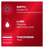 Durex Thin Feel Condoms Enhanced Sensitivity - Close Fit -12 pack