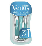 Venus Extra Smooth Disposable Razors x3