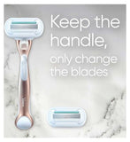 Venus Deluxe Smooth Sensitive RoseGold Razor