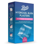 Boots Scar Reducing Hydrogel Burn Plasters - 5 Pack