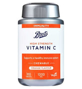 Boots Vitamin C 1000mg 180 Orange Flavour Chewable Tablets (6 month supply)