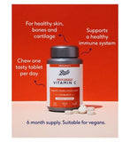 Boots Vitamin C 1000mg 180 Orange Flavour Chewable Tablets (6 month supply)