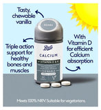 Boots Calcium + Vitamins D & K Chewable, 60 Tablets (1 month supply)