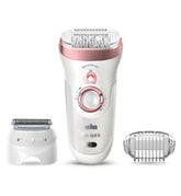 Braun Silk-épil 9, Epliator for Long Lasting Hair Removal - White/Bronze 9-720