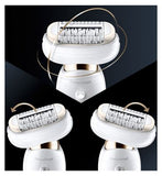 Braun Silk-épil 9 Flex, Epilator with Flexible head for Easier Hair Removal - White/Gold 9-010