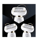 Braun Silk-épil 9 Flex 9-100 Beauty Set - Epilator, Flexible Head, Easier Hair Removal, White/Gold