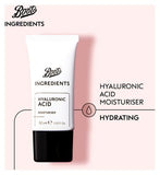 Boots Ingredients Hyaluronic Acid Moisturiser 30ml